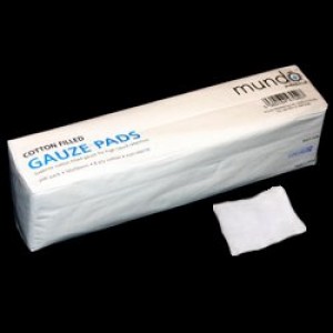 Mundo Cotton Filled Gauze Pads pk200